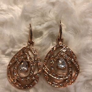 Rose gold earrings!
